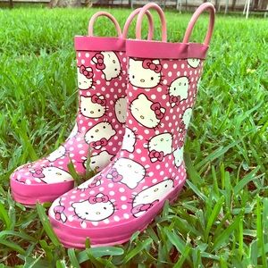 Western Chief girls hello kitty rain boots